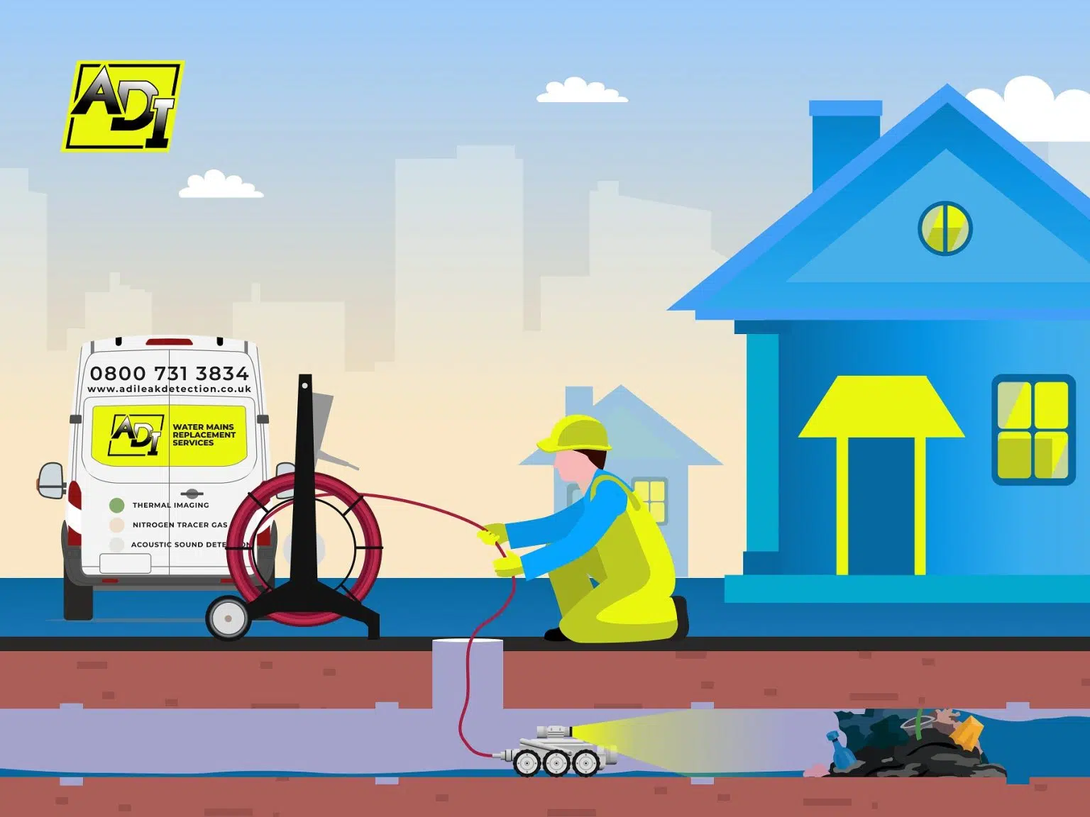 Drainage CCTV Surveys & Investigations Worthing